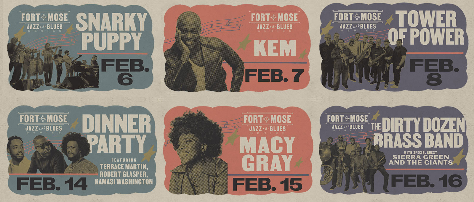 The 2025 Fort Mose Jazz & Blues Series Lineup